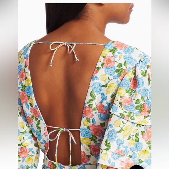 Amur Avian Floral Mini Dress size 8 - Picture 3 of 11